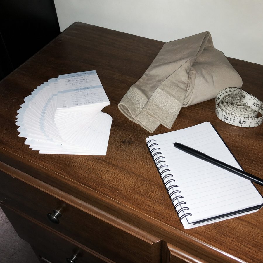 Appointment cards and compression stockings